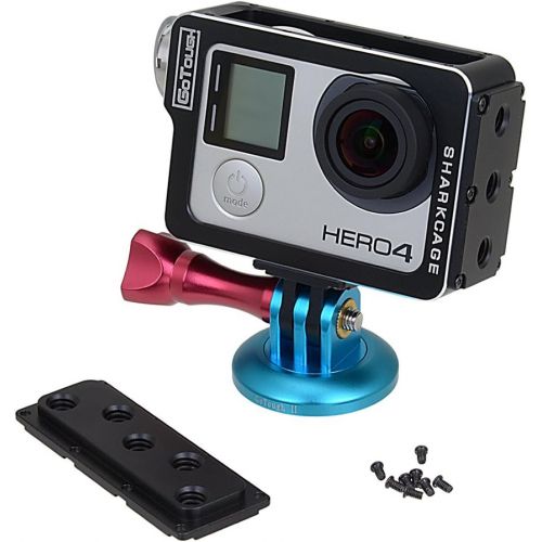  Fotodiox Pro GoTough Sharkcage for GoPro HERO3, HERO3+ and HERO4 Naked Action Cameras - Frame Mount Protective Camera Cage