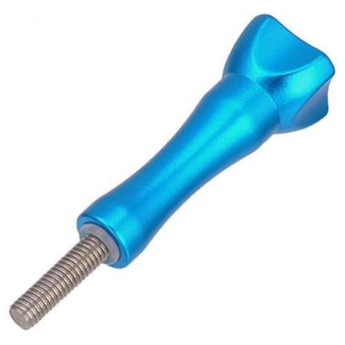  GoTough 45mm Blue Metal Thumbscrew Compatible with GoPro HERO3, HERO3+, HERO4, HERO5, HERO6, HERO7 2-Prong Mounting System - by Fotodiox Pro