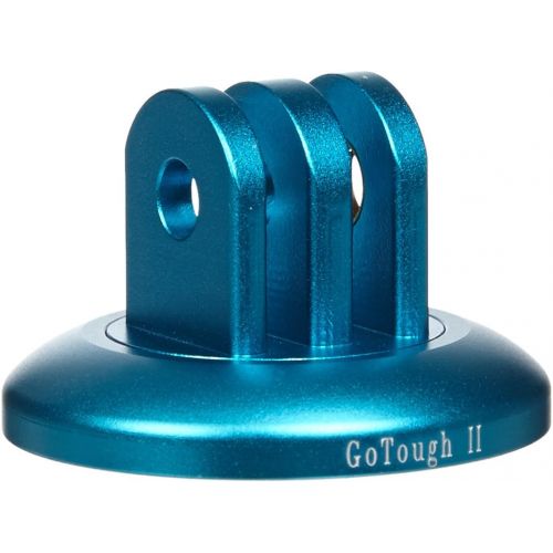  GoTough Blue Tripod Adapter Version 2 ? Metal 1/4”-20 Tripod Adapter Compatible with GoPro HERO3, HERO3+, HERO4, HERO5, HERO6, HERO7 2-Prong Mounting System - by Fotodiox Pro