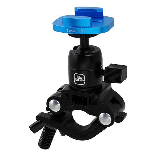  Fotodiox Pro GoTough Handlebar QR Mount for Bars up to 1.4” Diameter Compatible with GoPro Hero 1/2/3/3+/4/5/6/7 Cameras