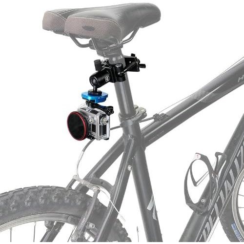  Fotodiox Pro GoTough Handlebar QR Mount for Bars up to 1.4” Diameter Compatible with GoPro Hero 1/2/3/3+/4/5/6/7 Cameras