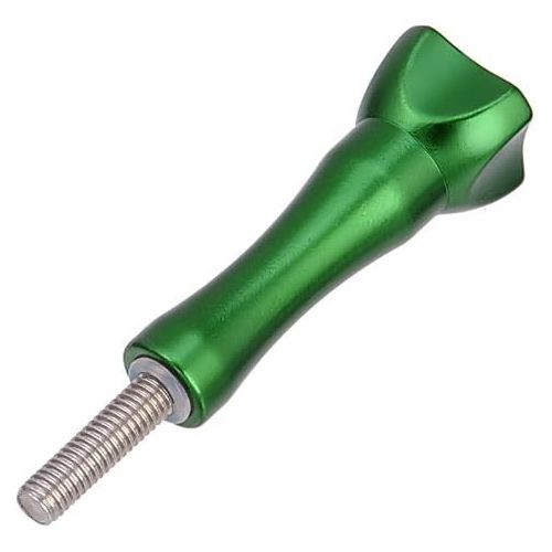  GoTough 45mm Green Metal Thumbscrew Compatible with GoPro HERO3, HERO3+, HERO4, HERO5, HERO6, HERO7 2-Prong Mounting System - by Fotodiox Pro