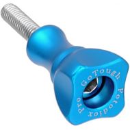 Fotodiox GoTough 25mm Blue Metal Thumbscrew Compatible with GoPro HERO3, HERO3+, HERO4, HERO5, HERO6, HERO7 2-Prong Mounting System