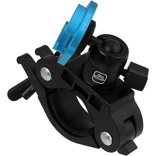  Fotodiox Pro GoTough Racing Mount for Roll Cage and Bars, Motorcycle Front Forks and Handlebars, up to 2.1 Diameter - Compatible with GoPro Hero 1/2/3/3+/4/5/6/7 Cameras with QR Bu