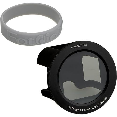  Fotodiox GoTough Silicone Mount with Circular Polarizer (CPL) Filter for GoPro Hero & HERO5 Session Camera