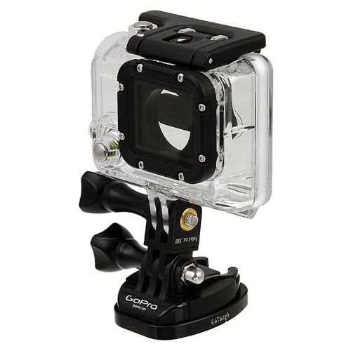  Fotodiox GoTough Black QR Mount with Pilot Holes ? All Metal, Versatile Quick Release Plate with 1/4”-20 Tripod Screw and Pilot Holders Compatible with GoPro HERO3, HERO3+, HERO4, HERO5, HE