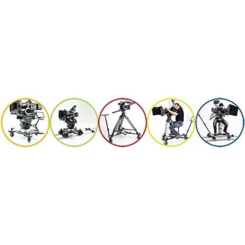  [아마존베스트]Fotodiox CamDolly Cinema System + 1 Rail - The Worlds Most Flexible Camera Dolly and Slider System w/SnakeTrack Flexible CamDolly Rail x1-50ft (15m) of Solid Flexible Rubber Track