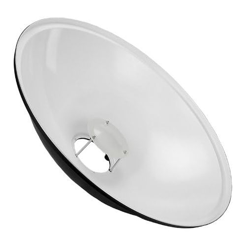  Fotodiox Pro Beauty Dish 28 with Speedring for Balcar, White Lightning, X800, X1600, X3200 Strobe Light