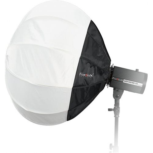  Fotodiox Lantern Softbox 32in (80cm) Globe - Collapsible Globe Softbox with Quantum Qflash Speedring for Quantum, TRIO Flash and Compatible