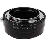 Fotodiox Pro Lens Mount Adapter - Contarex (CRX-Mount) SLR Lens to Sony Alpha E-Mount Mirrorless Camera Body with Selectable Clicked  Declicked Aperture Control