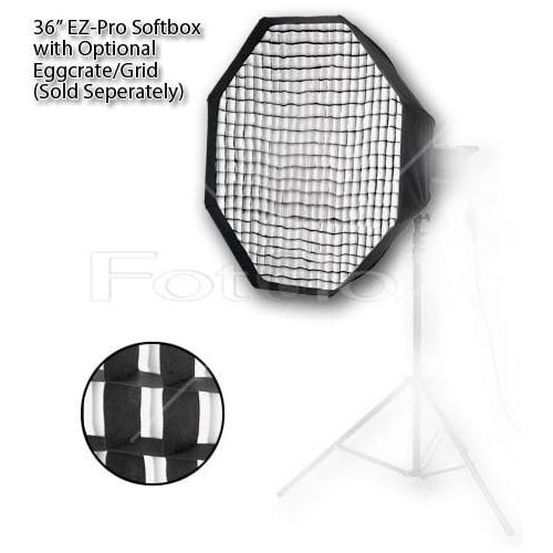  Fotodiox EZ-Pro Octagon Softbox 60 with Speedring for Broncolor (Impact) & Visatec Strobe Light