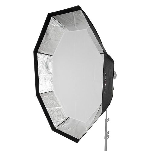  Fotodiox Pro 60 (150cm) Octagon Softbox with Profoto Speedring for Profoto and Compatible - Standard Softbox with Silver Reflective Interior with Double Diffusion Panels