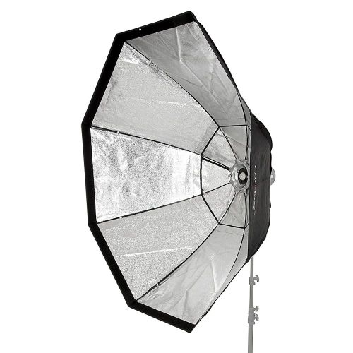  Fotodiox Pro 60 (150cm) Octagon Softbox with Profoto Speedring for Profoto and Compatible - Standard Softbox with Silver Reflective Interior with Double Diffusion Panels