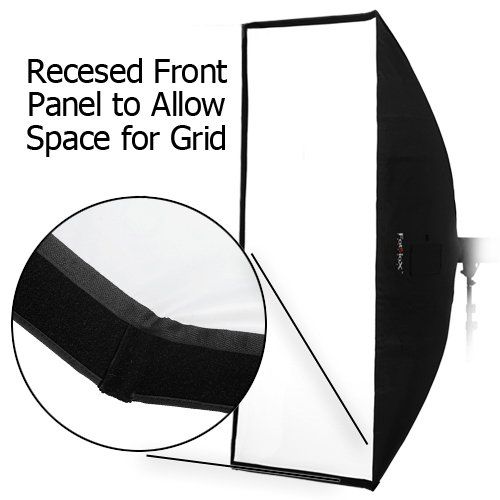  Fotodiox Pro Softbox 48x72 with Eggcrate Grid and Speedring for Canon Flash Speedlite