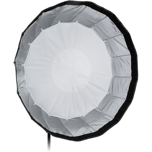  Fotodiox Deep EZ-Pro 36in (90cm) Parabolic Softbox - Quick Collapsible Softbox with Speedotron Speedring for Speedotron Black and Brown Line