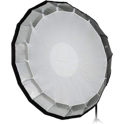  Fotodiox Deep EZ-Pro 36in (90cm) Parabolic Softbox - Quick Collapsible Softbox with Speedotron Speedring for Speedotron Black and Brown Line