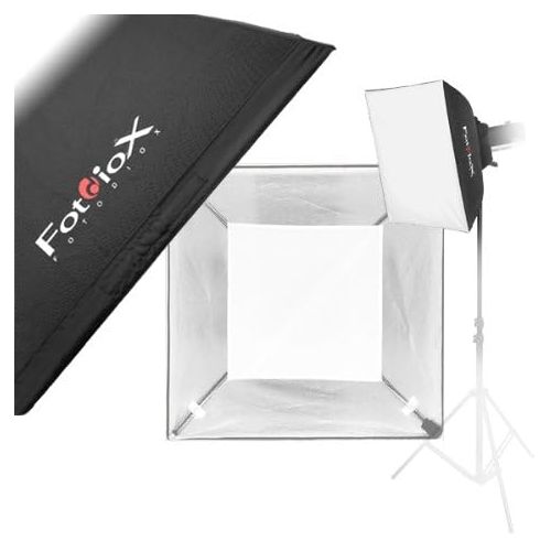  Fotodiox Pro 70 (180cm) Octagon Softbox with Eggcrate Grid and Universal Speedring for 3-6 Diameter Studio Flash Heads - Standard Softbox with Silver Reflective Interior with Doubl