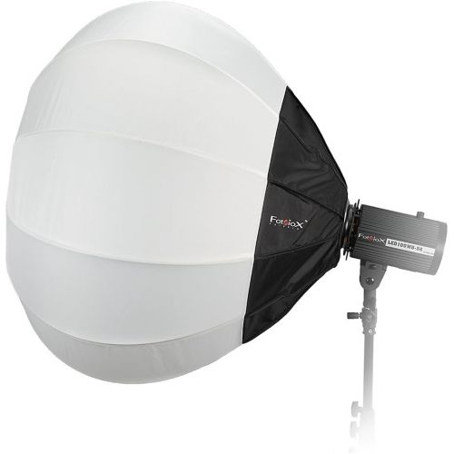  Fotodiox Lantern Softbox 26in (65cm) Globe - Collapsible Globe Softbox with Bowens Speedring for Bowens, Interfit and Compatible Lights