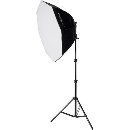  Fotodiox LED-955 Compact Studio Continuous 2-Light LED Softbox Lighting Kit for Film, Video and Photography; Ideal for One to Two Person Portrait, or Small to Medium Tabletop Setup