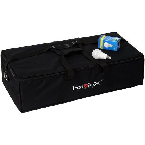  Fotodiox LED-955 Compact Studio Continuous 2-Light LED Softbox Lighting Kit for Film, Video and Photography; Ideal for One to Two Person Portrait, or Small to Medium Tabletop Setup