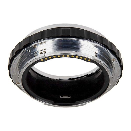  Fotodiox Pro Fusion Smart Lens Adapter Compatible with Fujifilm G-Mount GFX Mirrorless Digital Camera Body with Canon EOS EF Lenses