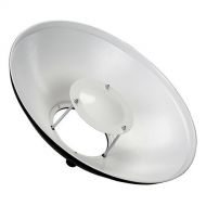 Fotodiox Pro 16in (40cm) All Metal Beauty Dish with Multiblitz Varilux Insert - Soft White Interior