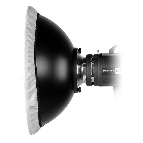  Fotodiox Pro 18in (45cm) All Metal Beauty Dish with Multiblitz Profilux Insert - Soft White Interior