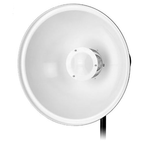  Fotodiox Pro 18in (45cm) All Metal Beauty Dish with Balcar (Alien Bees / Einstein / White Lightning) Insert - Soft White Interior