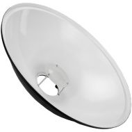 Fotodiox Pro 28in (70cm) All Metal Beauty Dish with Novatron Insert - Soft White Interior