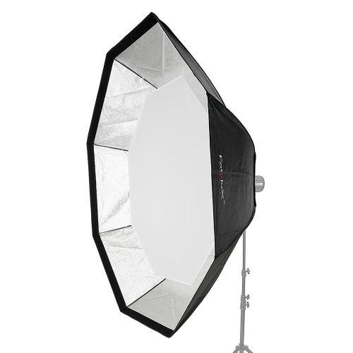  Fotodiox Pro 70 (180cm) Octagon Softbox with Profoto Speedring for Profoto and Compatible - Standard Softbox with Silver Reflective Interior with Double Diffusion Panels