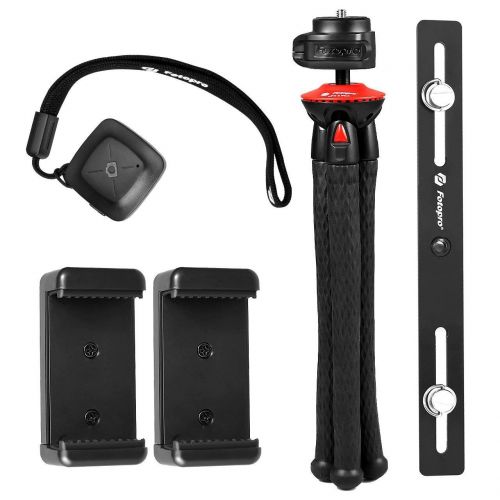  [아마존 핫딜]  [아마존핫딜]Fotopro Kamera Stativ Flexibel Handy Stativ Smartphone Tripod Ministativ fuer iPhone, DSLR Samsung Galaxy, Huawei