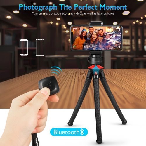  [아마존 핫딜]  [아마존핫딜]Fotopro Kamera Stativ Flexibel Handy Stativ Smartphone Tripod Ministativ fuer iPhone, DSLR Samsung Galaxy, Huawei