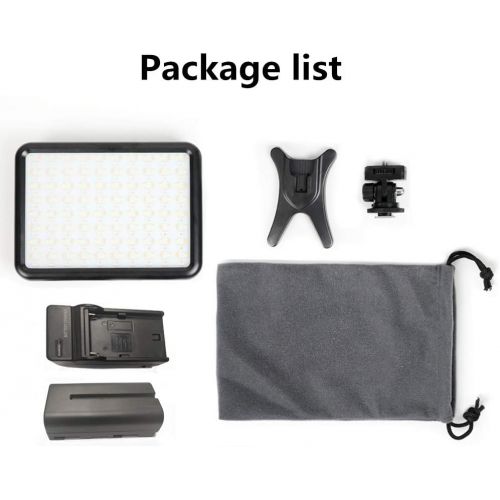  [아마존 핫딜] Fotowelt Sutefoto 0-360 Full Color RGB Camera Video Light Camera Lighting Panel for DLSR Camera Camcorder Phone Vlog Video 2500K-8500K Adjustable, 0-100% Stepless Dimming CRI/TLCI 95+ with