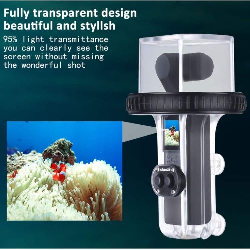  Fotowelt ULANZI OP-10 60 Meters Waterproof Case Underwater Housing Compatible for DJI OSMO Pocket Gimbal