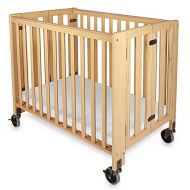 Foundations HideAway Folding Fixed-Side, Compact Crib