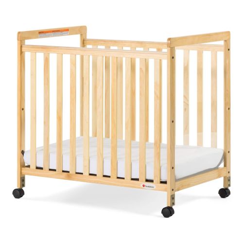  Foundations SafetyCraft Compact Size Clearview Crib, Natural
