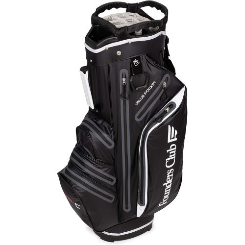  [아마존베스트]Founders Club Waterproof Golf Cart Bag Ultra Dry for Rainy Days on The Golf Course Light Weight 14 Way Full Length Divider Plus External Putter Tube