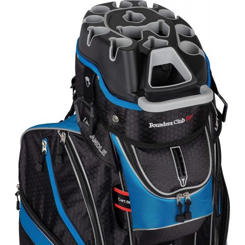  Founders Club Premium Cart Bag with 14 Way Organizer Divider Top