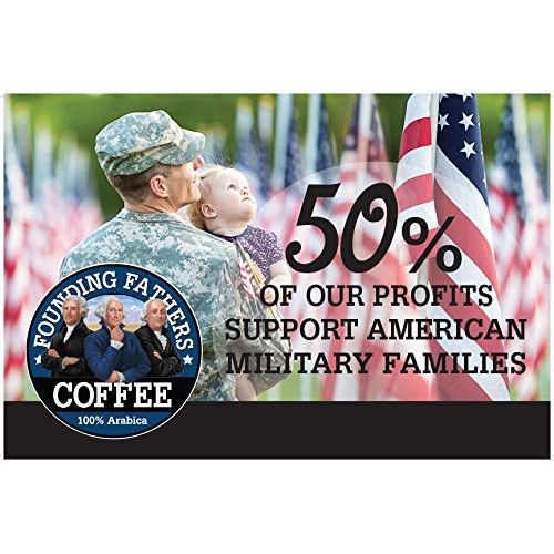  Founding Fathers Coffee Single Serve Pods for Keurig 2.0 K-Cup Brewers, French Roast, 80 Count
