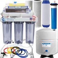 Fountainhead Water Systems RO/DI Dual Outlet Drinking water/Aquarium Reef Filter System Manual Flush 75GPD