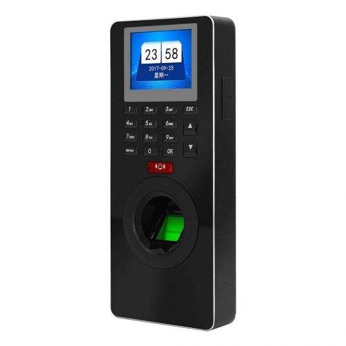  Four ZK-FP18 Time Attendance Access Control System 2.4 Color Display Password ID IC Card Access Control Keypad Machine