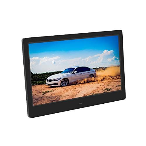  Four Digital Photo Frame 1080P HD 14.1 inch Black. IPS Display. Smart Electronic Frame with Motion Sensor. Remote Control Included