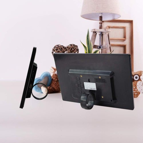  Four Digital Photo Frame 1080P HD 14.1 inch Black. IPS Display. Smart Electronic Frame with Motion Sensor. Remote Control Included
