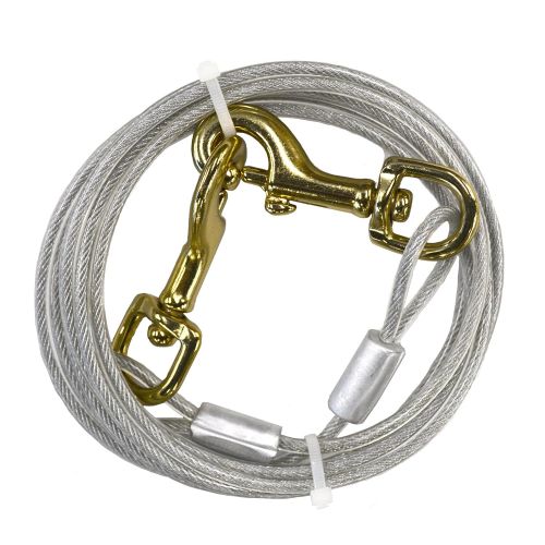  Four Paws Silver Heavy Weight Dog Tie Out Cable