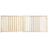 Four Paws Vertical Wood Slat Dog Gate, 51-93 W by 24 H