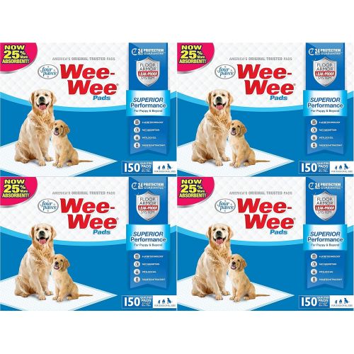  Four Paws 600pk Box 22x23 Wee Wee Pads