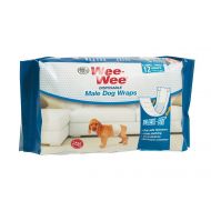 Four Paws Wee-Wee Disposable Male Dog Wraps, X-Small/Small 144ct (12 x 12ct)