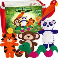 [아마존베스트]Four Seasons Crafting Kids Sewing Kit and Animal Crafts - Fun DIY Kid Craft and Sew Kits for Girls and Boys 120 Piece Set