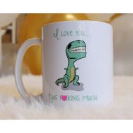 FourLetterWordCards Mature, Valentines Day Gift, Gift for Him, Gift for her, Coffee Mug, Dinosaur Coffee Mug, Funny Coffee Cup, Dino Coffee Cup, Gift for Dino