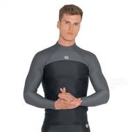 Fourth Element Thermocline 2mm 14 Zip Neoprene-Free Long-Sleeve Wetsuit Top (Mens) S Black